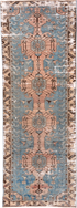 Vintage Distressed Runner Rug (4' x 12')